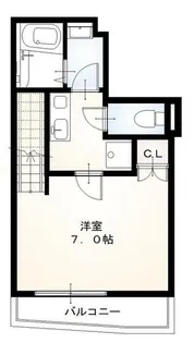 Glanz小石川【2階】の間取り