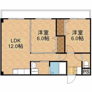 クレールエミナ【2階】の間取り