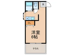 ルミエール香里【1階】の間取り