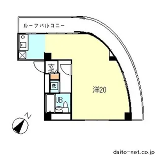 クレセントハウス【4階】の間取り