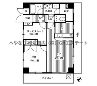 ノーブル横浜岡野公園【5階】の間取り