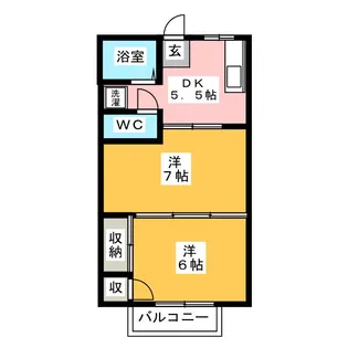 ポルポーラB【2階】の間取り