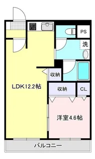 デュエット白河【3階】の間取り