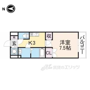リッツパレス【2階】の間取り