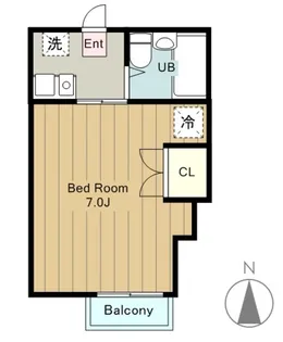 アサヒコーポ【2階】の間取り