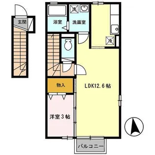 ベルメゾンII【2階】の間取り