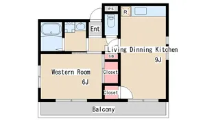 コンフォート名谷III【2階】の間取り