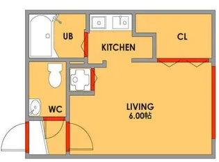 MODULOR小豆沢公園【3階】の間取り