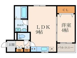 Grandir Nakao【5階】の間取り