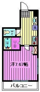 リベリエ浦和仲町【4階】の間取り