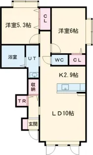 ルタンI【1階】の間取り