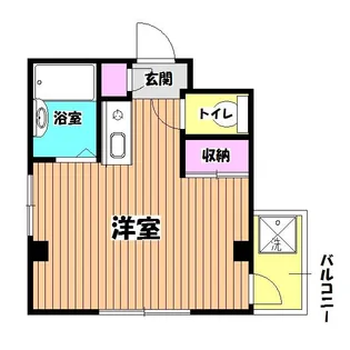 パルコモンクロダ【2階】の間取り