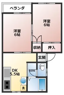 サンベルデ親和IV【2階】の間取り