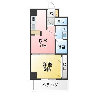 ヤマトマンション大須V【4階】の間取り