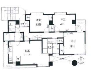 藤本マンション【2階】の間取り