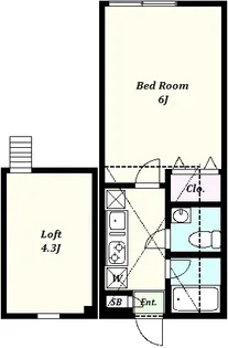 アマビーレ方南町【2階】の間取り