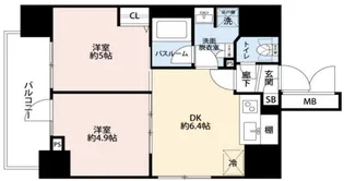 フェニックス板橋大山【6階】の間取り