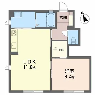 シャーメゾン古田刈 C【1階】の間取り