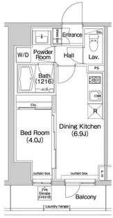 コンフォリア東池袋EAST【9階】の間取り