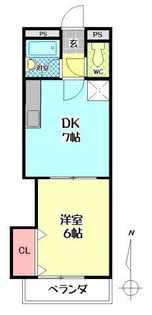 シティタウン久永No.3【1階】の間取り