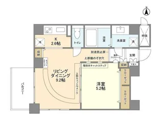 スタイリオ恵比寿SKY【12階】の間取り