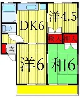 メゾン青巒【3階】の間取り