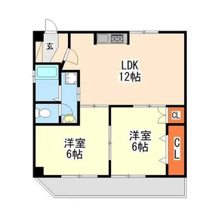 天池ビル【6階】の間取り