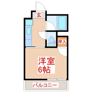 コーポマキシム東谷山【2階】の間取り