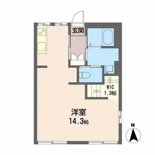 ドエルいづみC【1階】の間取り