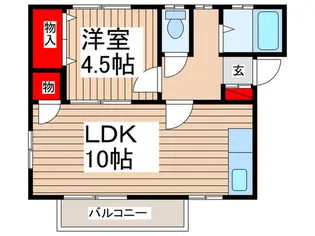 シンワ.ウィルシャ-【1階】の間取り