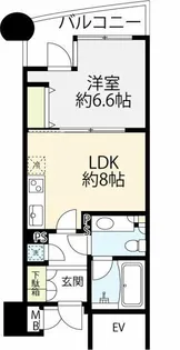 ビヴァーチェ赤坂(ビヴァーチェアカサカ)【5階】の間取り