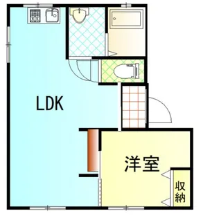 ラ・ルーチェ中央B【1階】の間取り