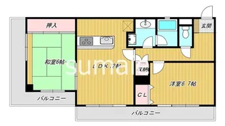 日勝堂ビル【7階】の間取り