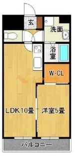 カーサヴェルデ宮ノ陣【4階】の間取り