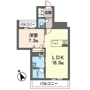 グレイスコート【3階】の間取り