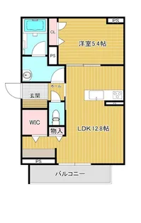 グランレーヴ大宮西【2階】の間取り