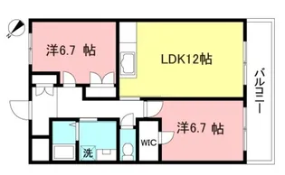 サンモール御園【3階】の間取り