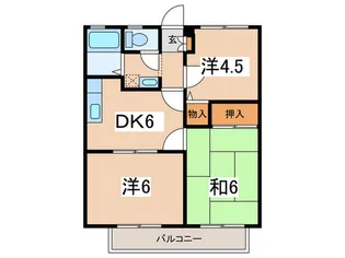 レジデンス本郷台【2階】の間取り
