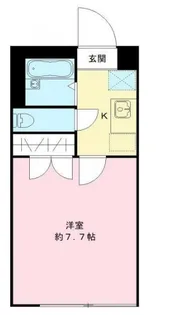 アンプルールブワ沙羅【2階】の間取り