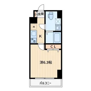 ドゥーエ蕨【7階】の間取り
