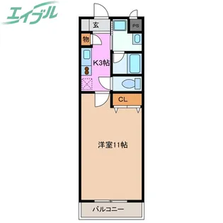 セレッソIKUWA【3階】の間取り
