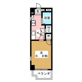 大善ビル【4階】の間取り
