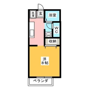 サンパークCERA B棟【1階】の間取り