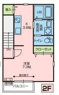 weal上野町【2階】の間取り