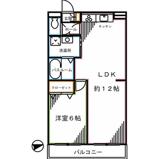 ヴィラアイレックス【3階】の間取り