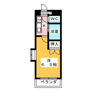 カーサ川並【4階】の間取り