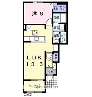 シンシア【1階】の間取り