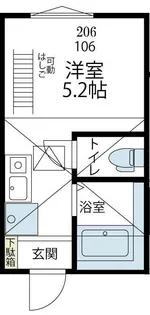 ヒルズ川崎大師【2階】の間取り