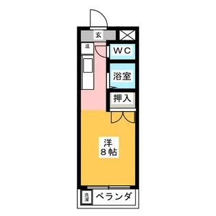 四季の里 五番館【1階】の間取り