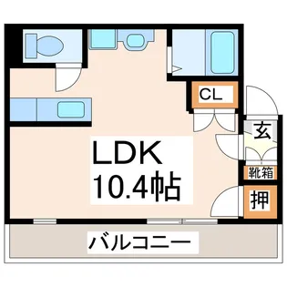 IKEDAYAII【5階】の間取り